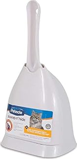 Petmate Scoop 'n Hide Litter Scoop with Holder - Pearl White