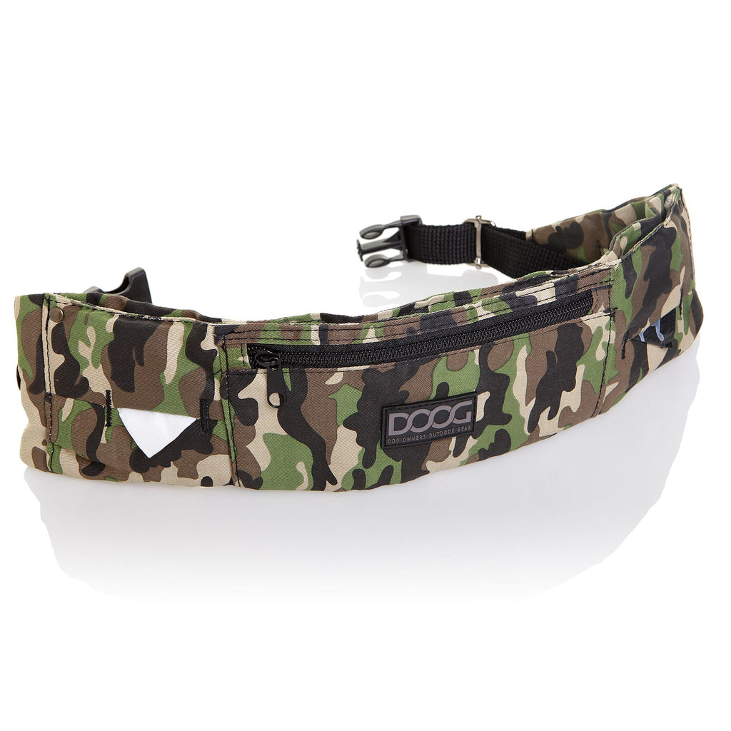 DOOG Walkie Belt - Camo - Hands-Free Dog Walking Belt with Pockets