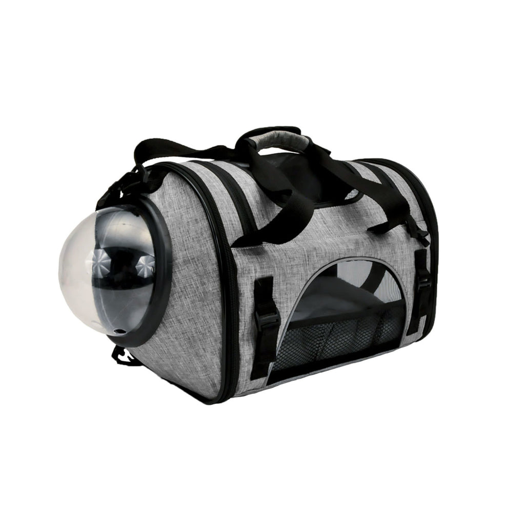 Bergan Heather Grey Cat Carrier, 20" L X 9.75" W X 11" H,...