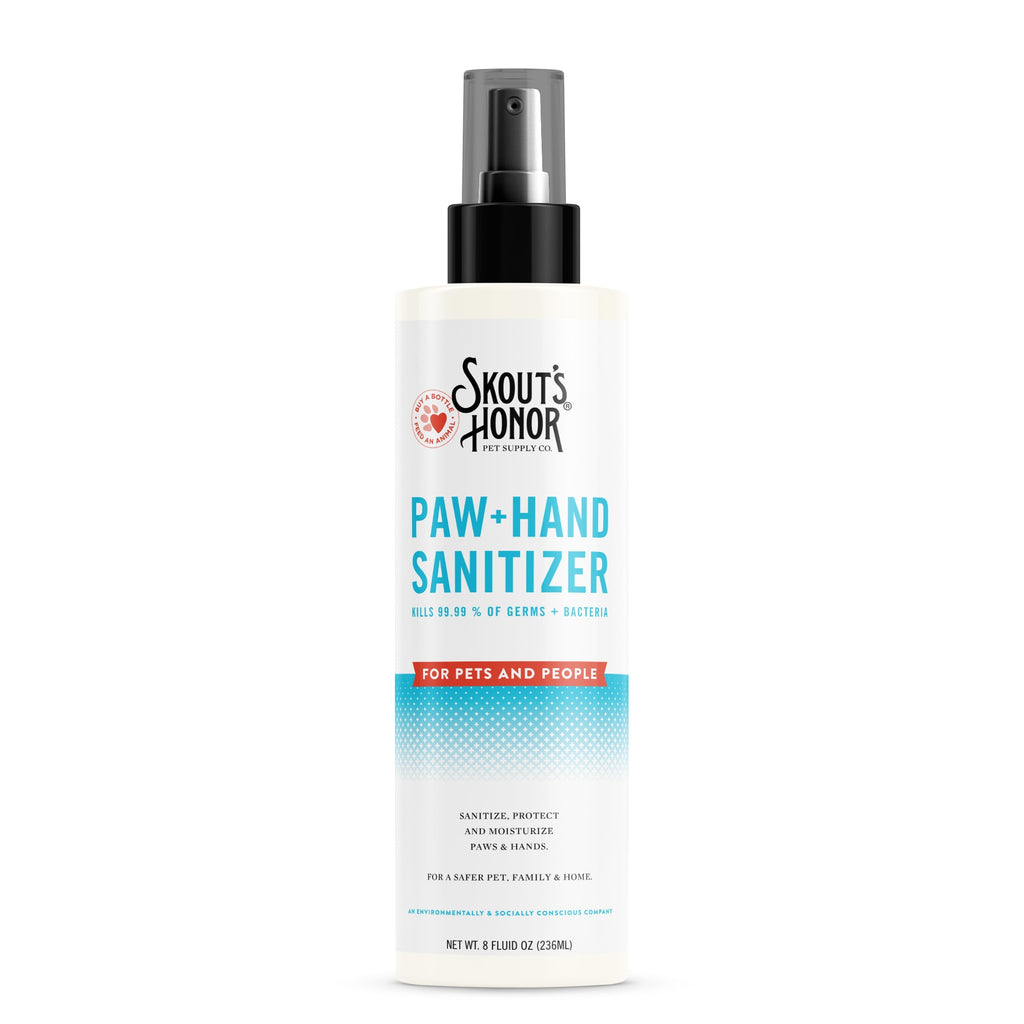 Skout's Honor Paw & Hand Sanitizer Spray - Safe for Pets & People - 8 oz