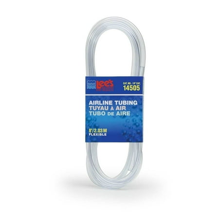 Lee's Aquarium Airline Tubing - Clear Flexible Plastic - 8 Feet