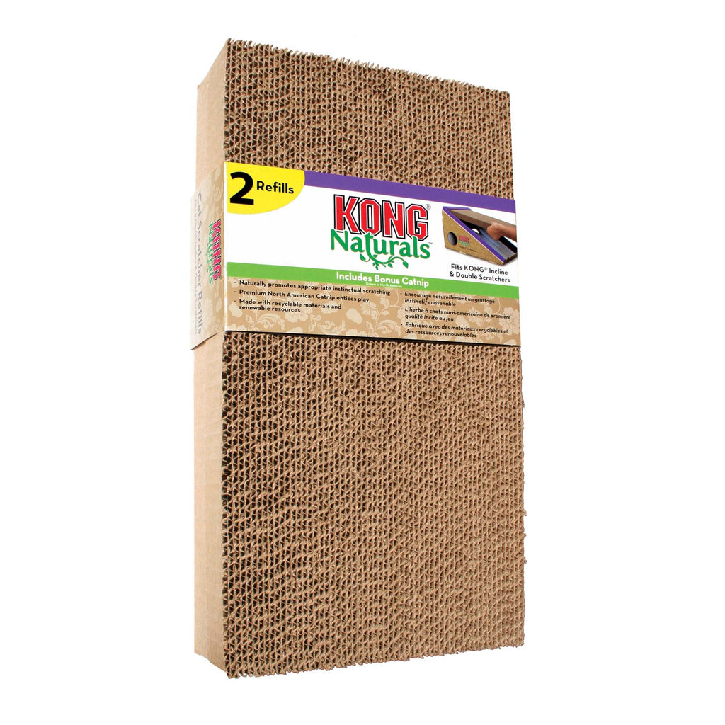 KONG 2pk Scratcher Refill - For Incline & Double Cat Scratchers - CS9 Refills