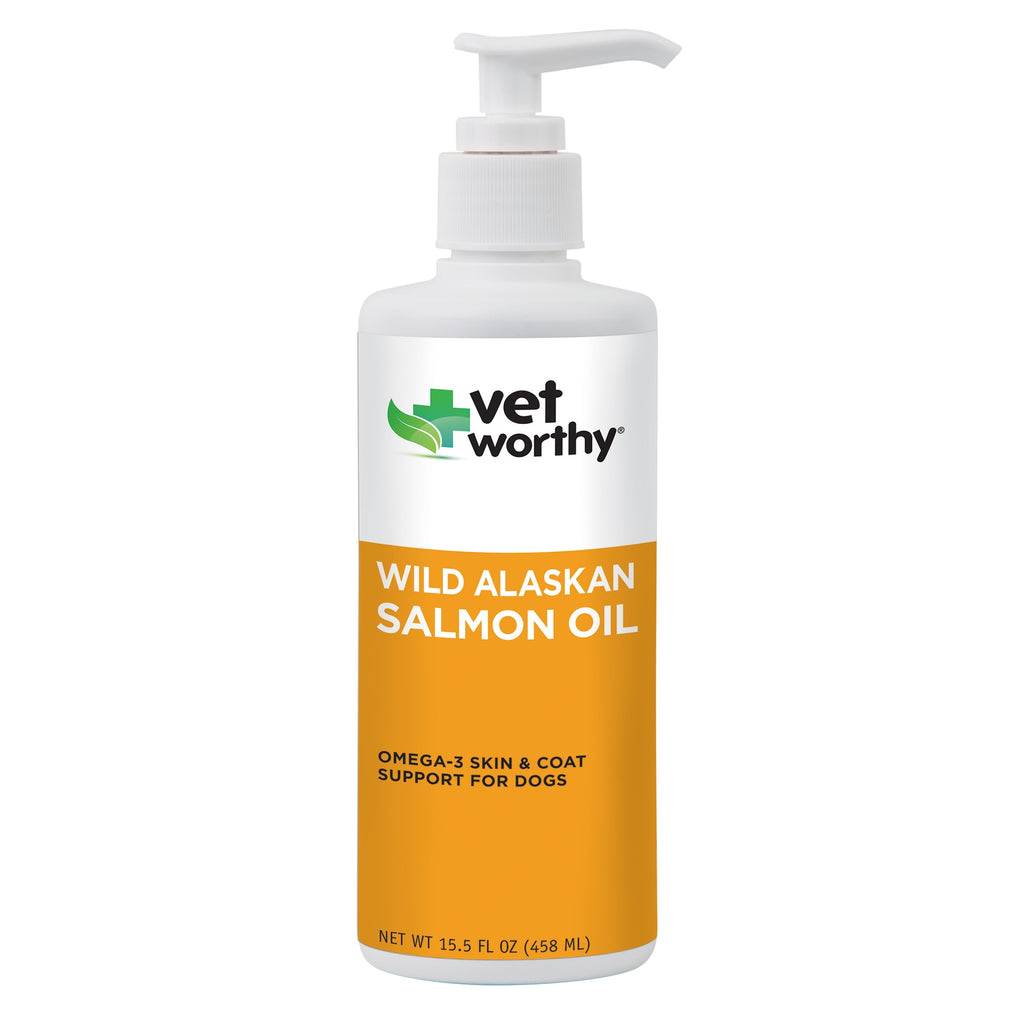 Vet Worthy Wild Alaskan Salmon Oil for Dogs, 15.5 fl. oz....