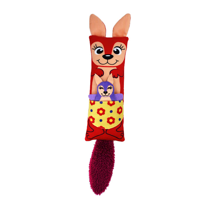 KONG Kickeroo Kanga Catnip Toy Red