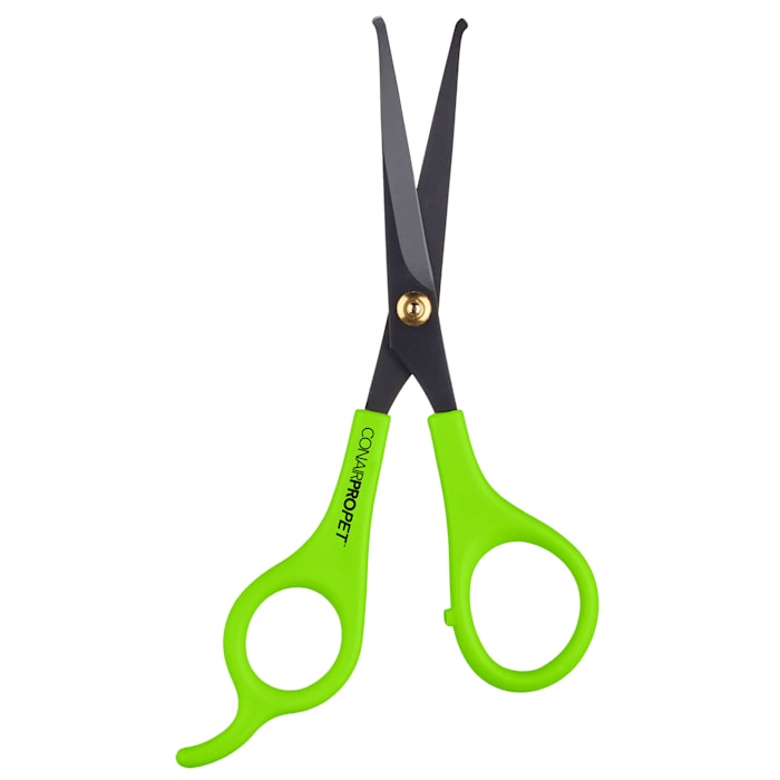 ConairPRO Dog & Cat 5" Rounded Tip Shears - Pet Grooming Scissors for Safety & Precision