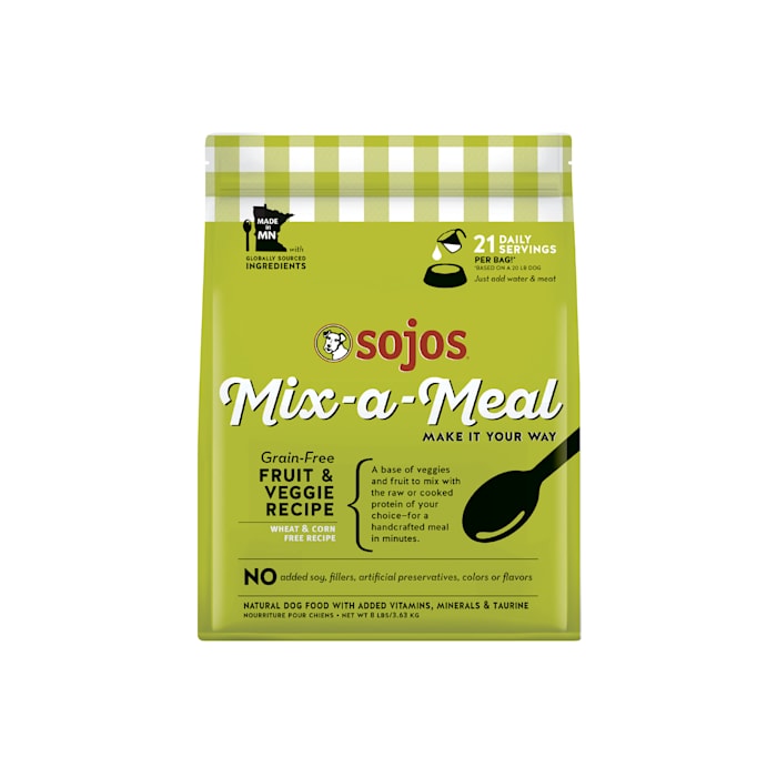 Sojos Mix-A-Meal Fruit & Veggie Pre-Mix Grain-Free Dog Fo...