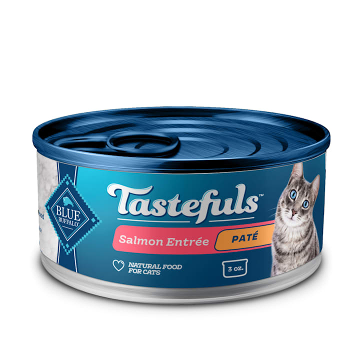 Blue Buffalo Tastefuls Salmon Entree Pate Wet Cat Food, 3 oz