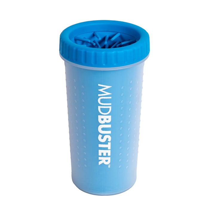 Dexas MudBuster Pro - Portable Dog Paw Washer & Cleaner - Large, Blue