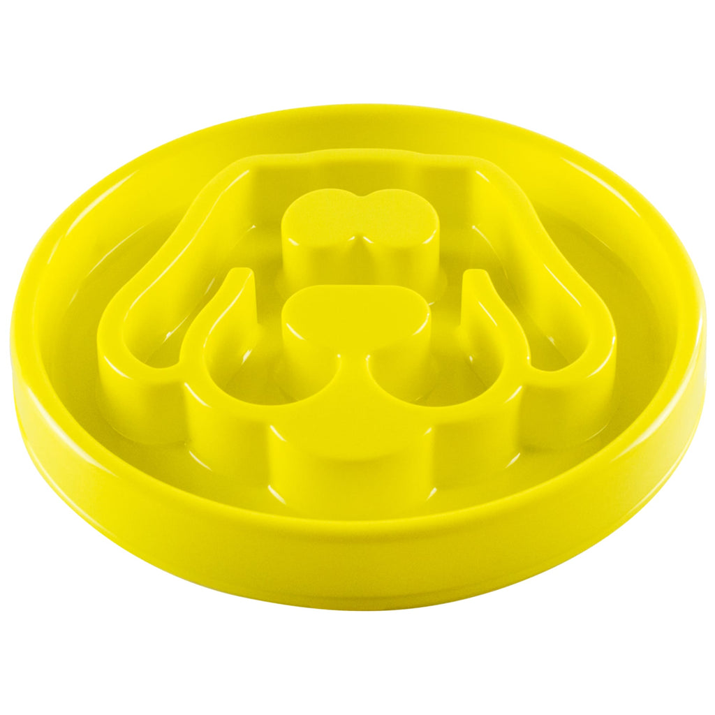 Be One Breed Yellow Slow Feeder for Dogs, Medium
