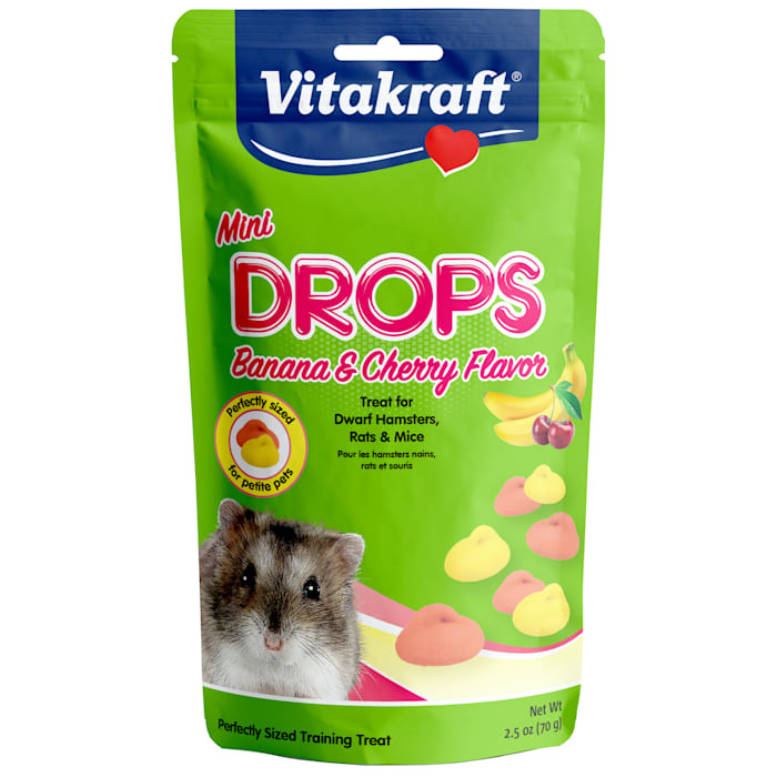 Vitakraft® Drops Mini Banana & Cherry Flavor for Small Animals 2.5 Oz