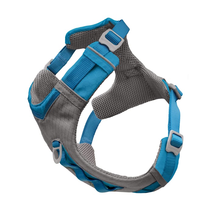 Kurgo Journey Air Dog Harness - Coastal Blue/Gargoyle Grey - Size Small - 10-25 lb