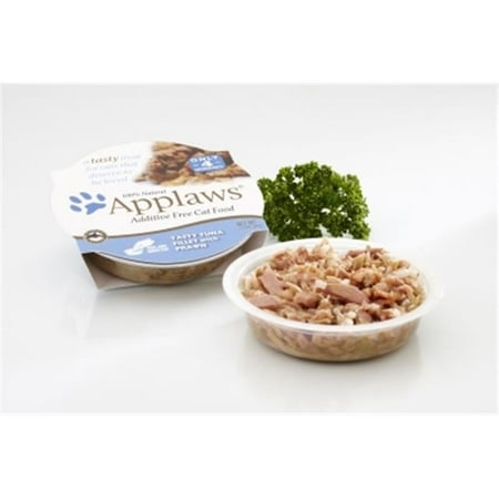 Applaws Natural Tuna Fillet with Cheese in Broth Wet Cat Food, 2.47 oz Can