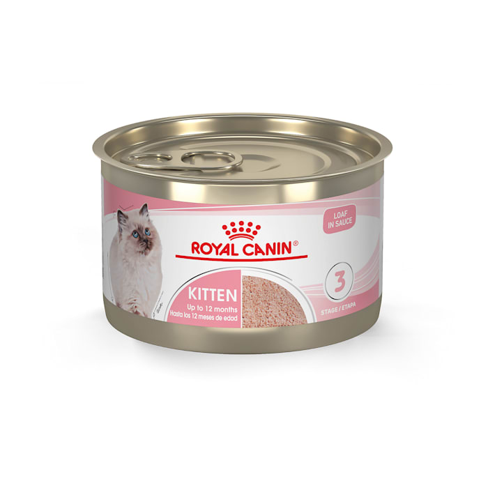 Royal Canin Feline Health Nutrition Kitten Loaf in Sauce Canned Cat Food, 5.1 oz.