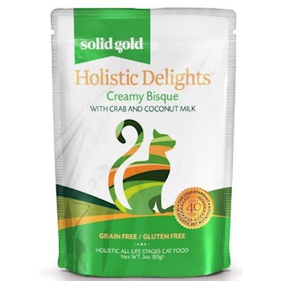 Solid Gold Grain Free Holistic Delights Crab Creamy Bisqu...