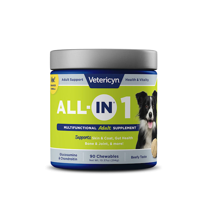 Vetericyn All-In-1 Adult Dog Supplement - 90 Count - Multivitamin, Joint, Digestion Support