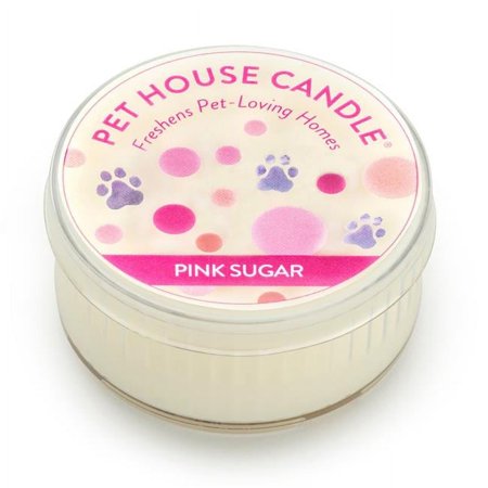 Pet House Pink Sugar Mini Candle - 1.5 oz - Pet Odor Eliminator