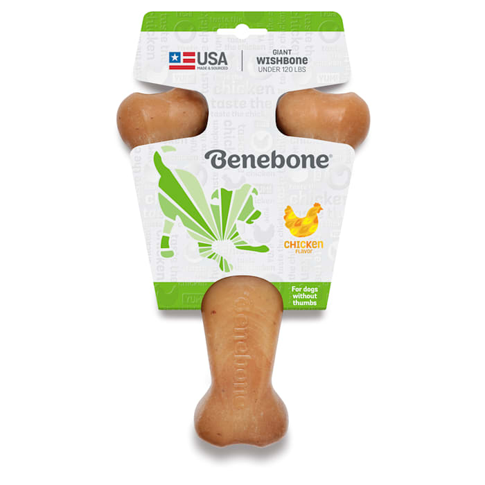 Benebone Wishbone Chicken Giant Dog Chew Toy - Durable, Flavored XL