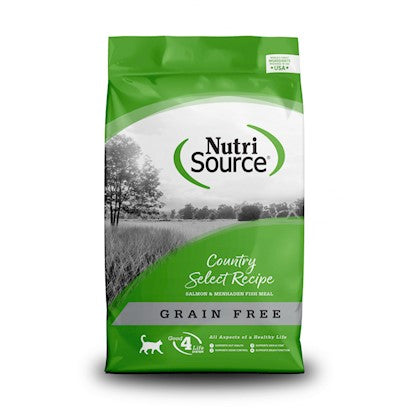 NutriSource Country Select Entree Grain Free Dry Cat Food, Chicken & Duck, 15 lb