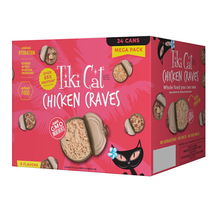 Tiki Pet 25148089 2.8 oz Chicken Craves Variety Cat Food