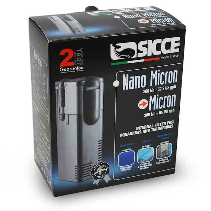 Sicce Micron Internal Filter - 65 gph ASQSIC160