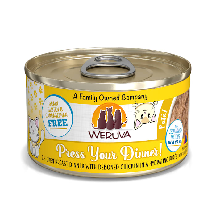 Weruva 810028241442 3 oz Pate Press Dinner Cat Food Case of 12