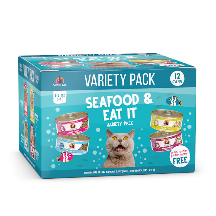 Weruva Classic Cat Food  Seafood and Eat It! Variety Pack