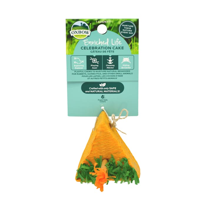 Oxbow Enriched Life Celebration Cake - Small Animal Treat & Chew Toy