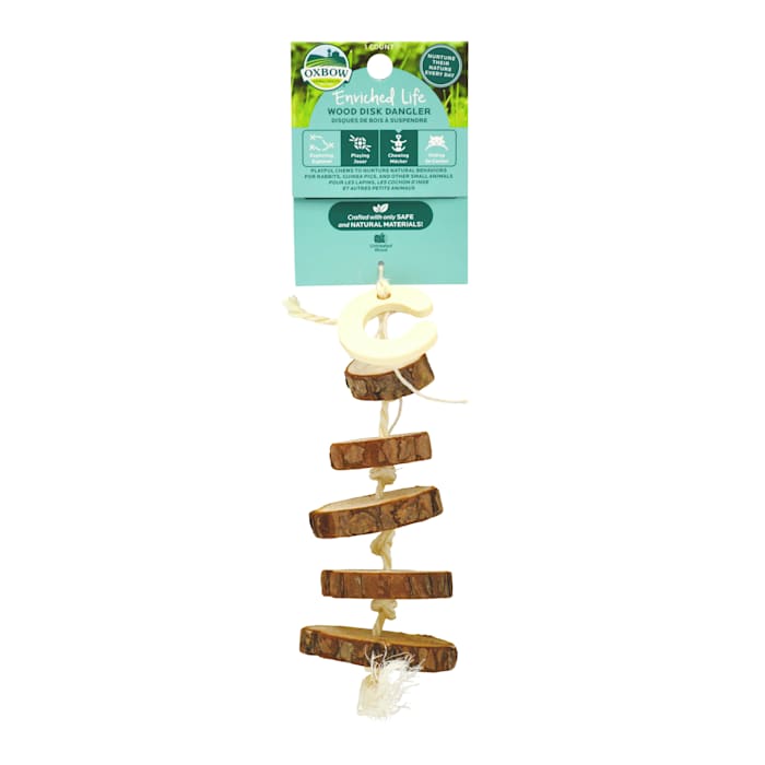 Oxbow Enriched Life Wood Disk Dangler for Guinea Pig, 0.1...
