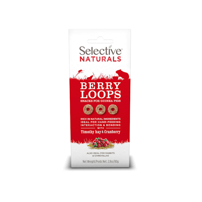 Science Selective Berry Loops Snacks for Guinea Pigs  2.8 oz