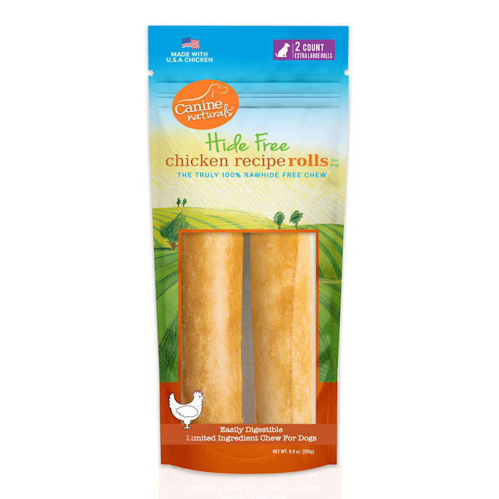 Canine Naturals Chicken Recipe Chew, 9" Extra Large Roll ...