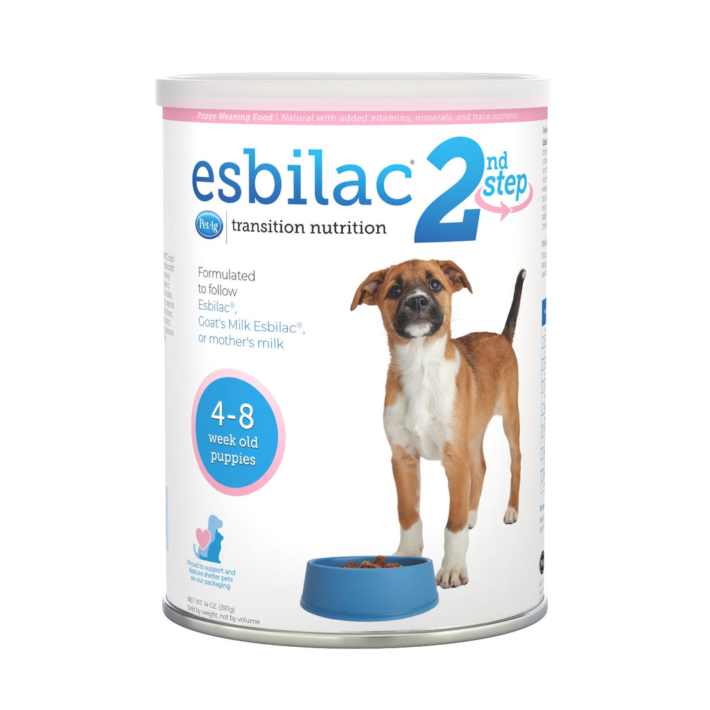 Pet-Ag Esbilac 2nd Step Puppy Weaning Food - Powder Formula with DHA, 14 oz
