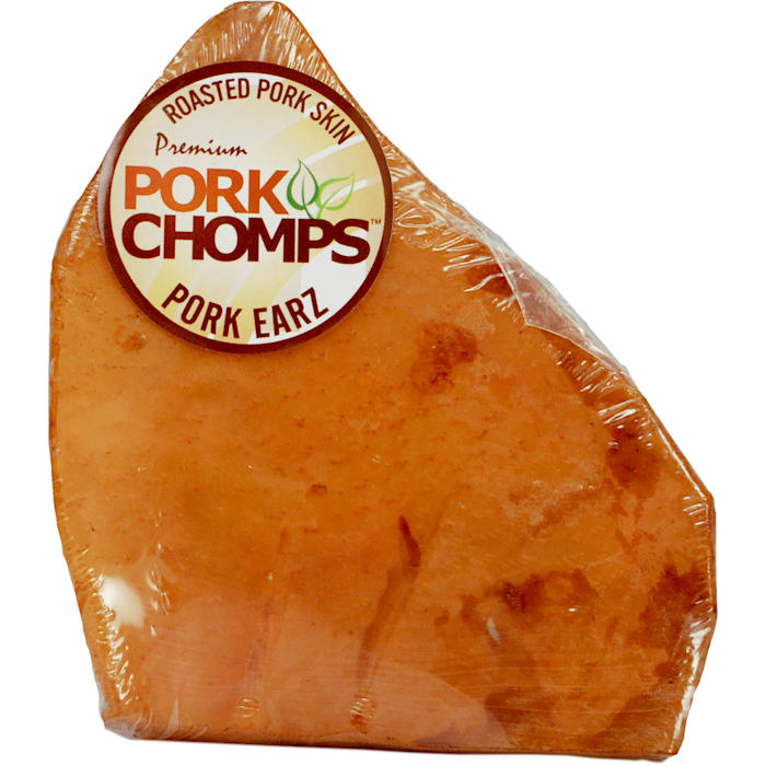 Pork Chomps DT508V Rawhide-Free Roasted Pork Skin Ear-sha...