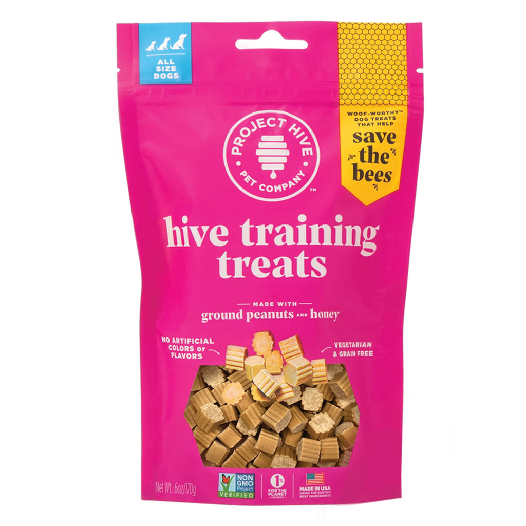 Project Hive Training Treats - Soft & Chewy Peanut Butter & Honey Dog Treats - 6oz