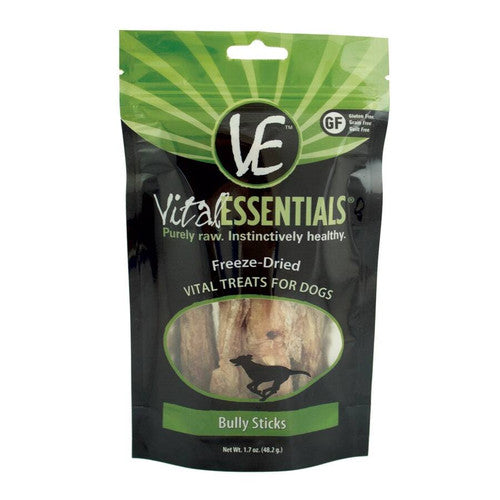 Vital Essentials Freeze-Dried Raw Bully Sticks Dog Treats, 5 Count