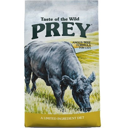 Taste of the Wild Prey Angus Beef Limited Ingredient Dry Cat Food, 15 lb