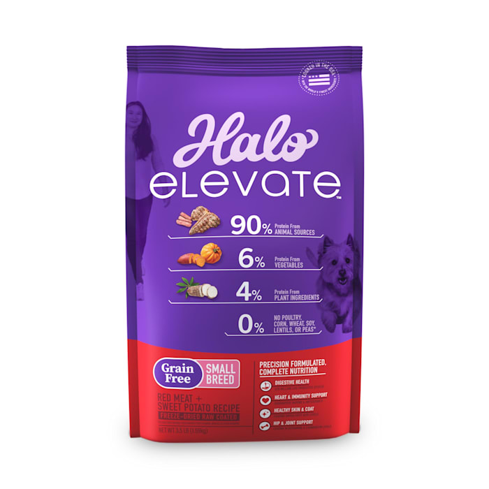 Halo Elevate Dog Grain Free Small Breed Red Meat Recipe D...