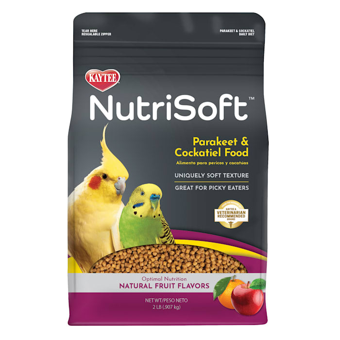 Kaytee Nutri Soft Parakeet and Cockatiel Pet Bird Food Se...