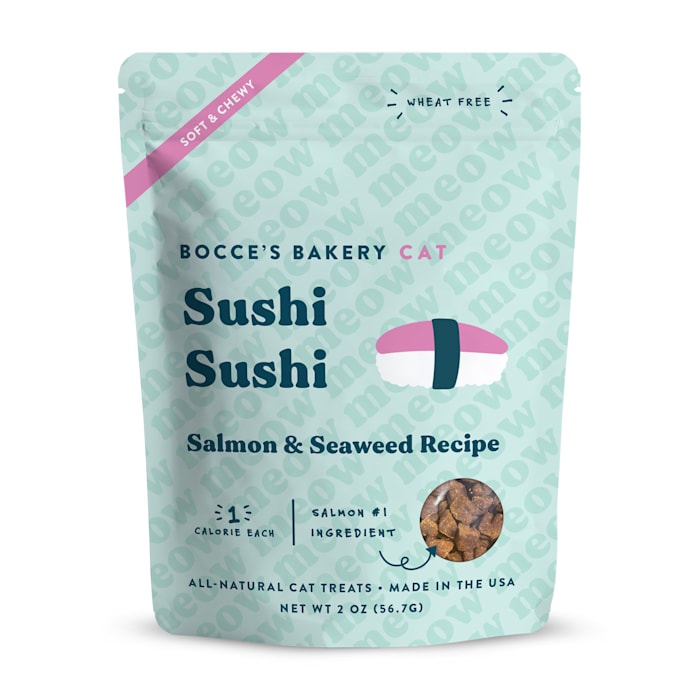 Bocce's Bakery Sushi Sushi Chewy Salmon Flavor Cat Treats - 2oz