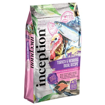 Inception Turkey & Herring Recipe Dry Cat Food - 13.5 lb Bag