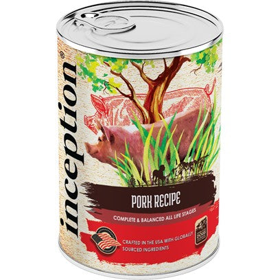Inception Pork Recipe Dog Food - 13oz Can - Grain-Free Wet Food