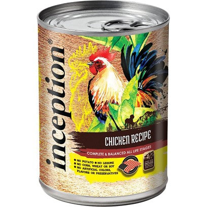 Inception Chicken Recipe Wet Dog Food - 13 oz Can
