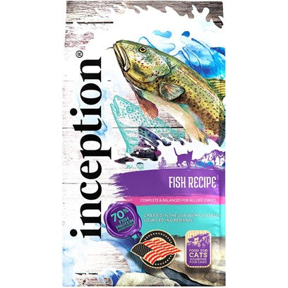 Inception Fish Recipe Dry Cat Food - 13.5 lb Bag