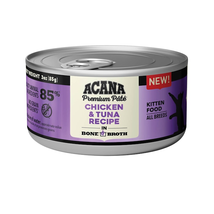 ACANA Chicken + Tuna Recipe in Bone Broth for Kittens Wet...