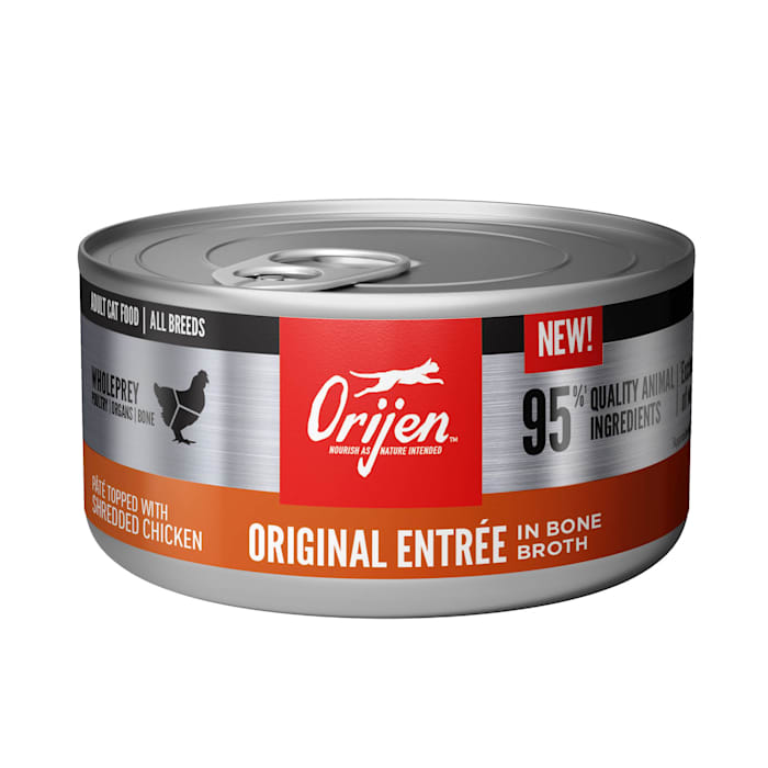 ORIJEN Original Entree in Bone Broth Wet Cat Food, 3 oz.,...