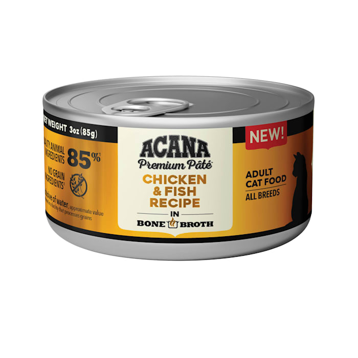 ACANA Chicken + Fish Recipe in Bone Broth Wet Cat Food, 3...