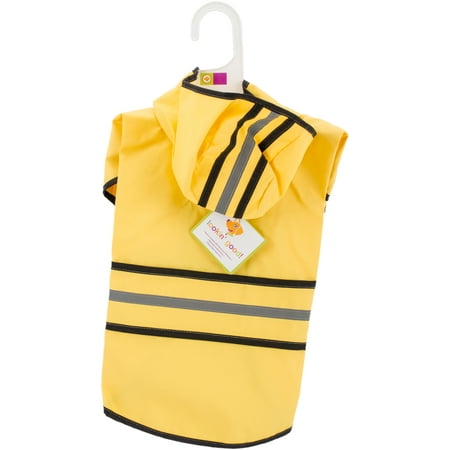 Fashion Pet Rainy Days Slicker Yellow Dog Raincoat - XX-Large - 29-34" Waterproof Jacket