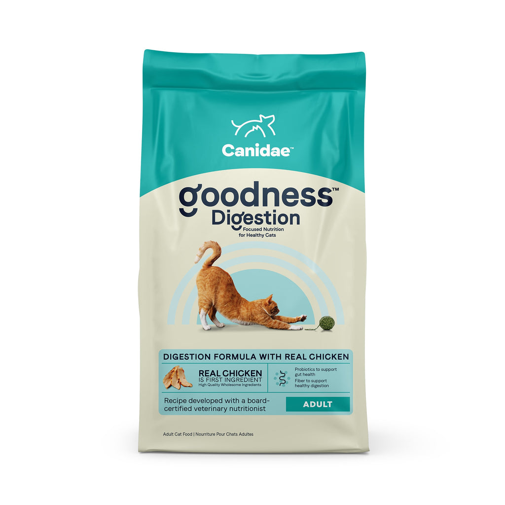 Canidae Goodness for Digestion, Premium Adult Dry Cat Food with Real Chicken, 5 lbs