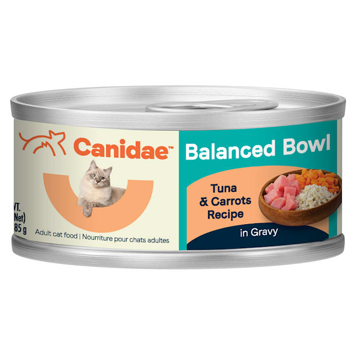 Canidae Balanced Bowl Wet Cat Food, Tuna & Carrots Recipe, 3 oz