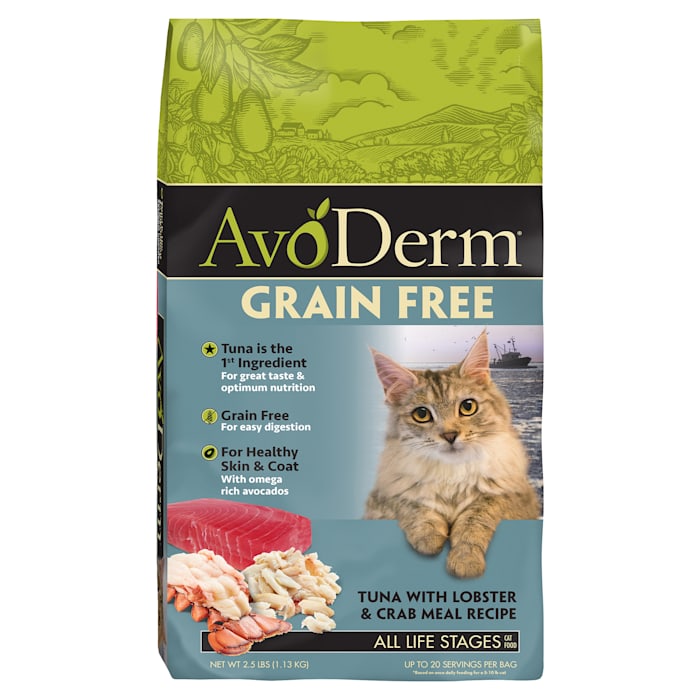 AvoDerm Natural Grain Free Tuna with Lobster & Crab Meal ...