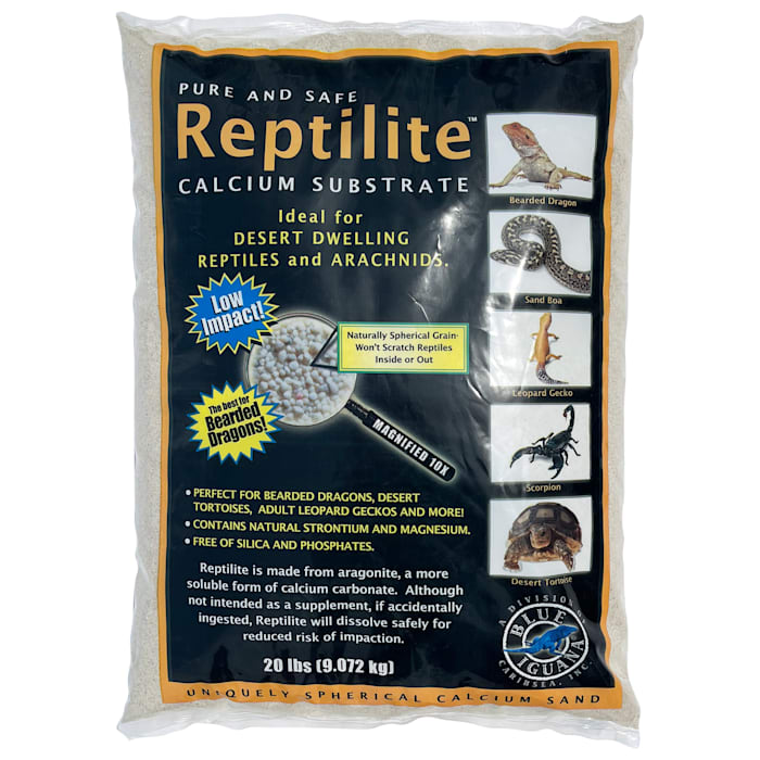 CaribSea Reptilite Calcium Sand - Natural White - 20 lb - Reptile Substrate